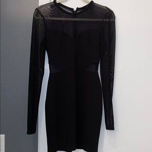 Black long sleeve dress